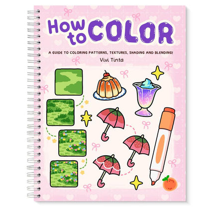 How to Color spiral-bound guide cover by Vivi Tinta
