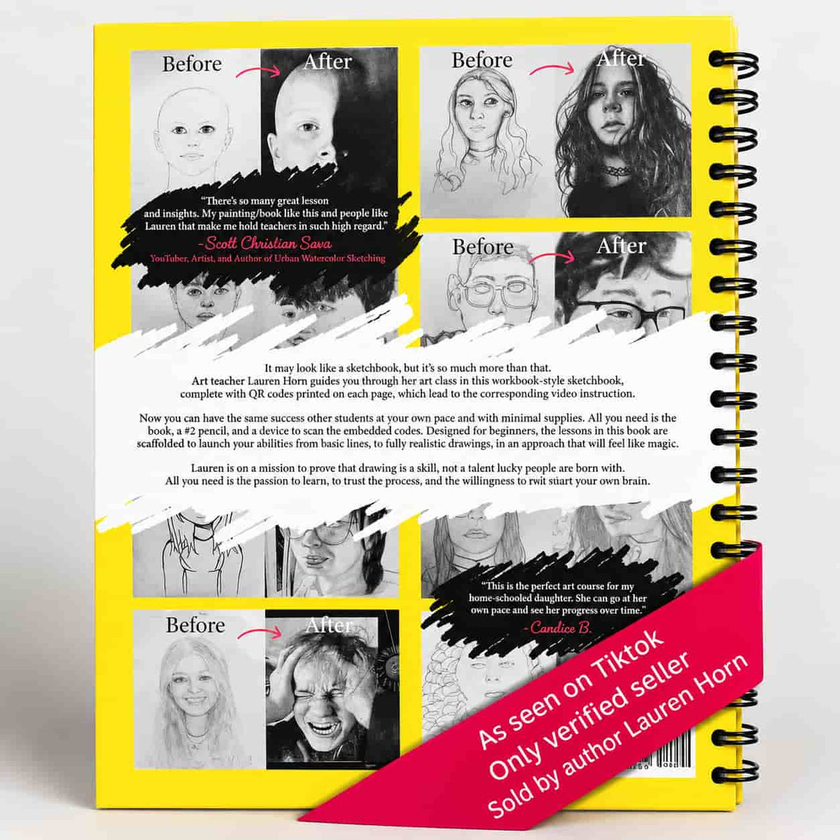 This is NOT a Sketchbook. It's an Art Class!