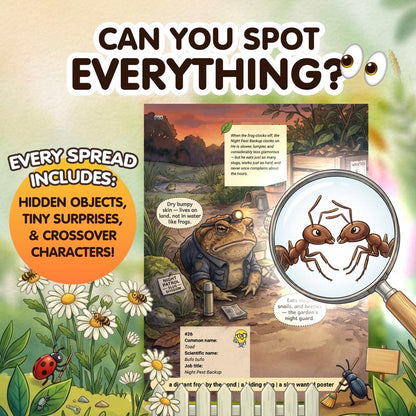 Hidden objects on every spread
