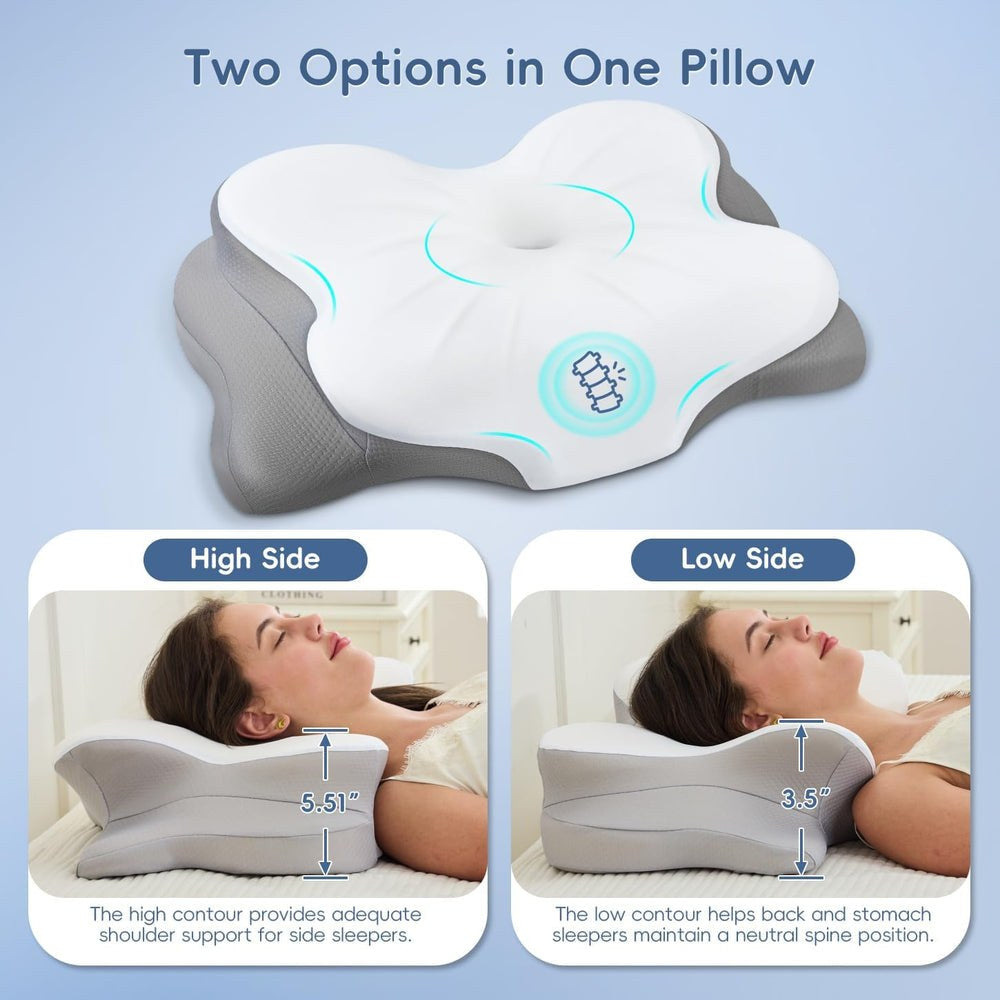 Dos alturas en una almohada