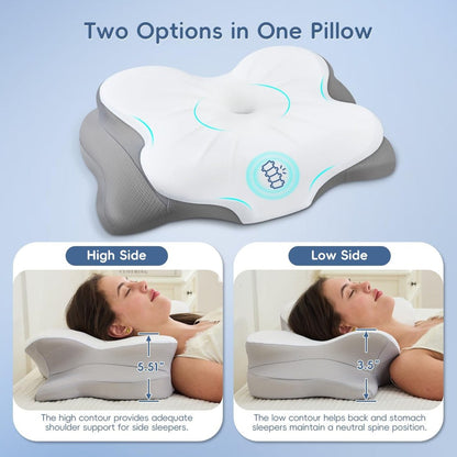 Dos alturas en una almohada
